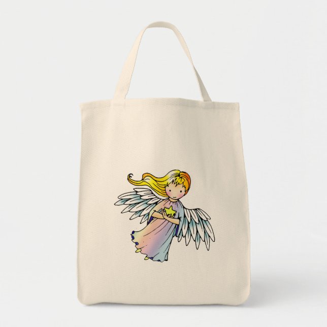 Bolsa de tocador orgánica del pequeño ángel (Frente)