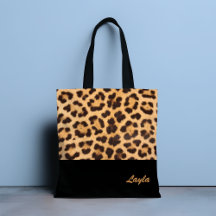 Bolsa de tocador personalizada de impresión de leo