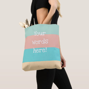 Bolsa de tocador retro a rayas personalizada de lo