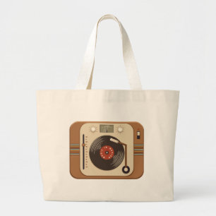 Bolsa de tocador retro de vinil girable
