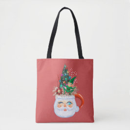 Bolsa de tocador rojo de Santa Mug