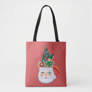 Bolsa de tocador rojo de Santa Mug