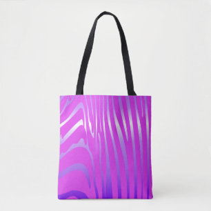 Bolsa de tocador rosa de cebra de zebra