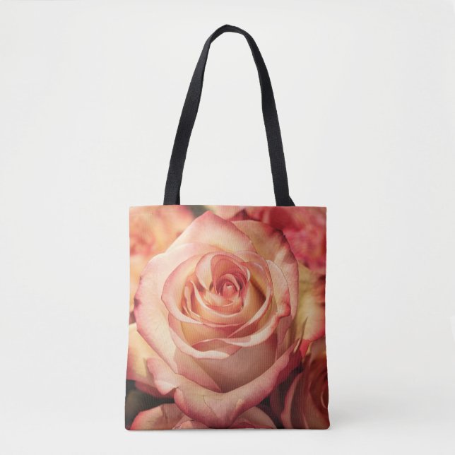 Bolsa de tocador rosa de los pepitas de rosa (Anverso)