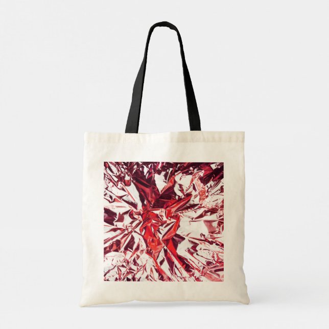Bolsa de tocador rosa rojo y elegante para mujeres (Reverso)