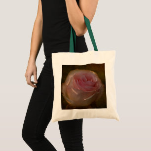 Bolsa de tocador rosa rosa texturizada