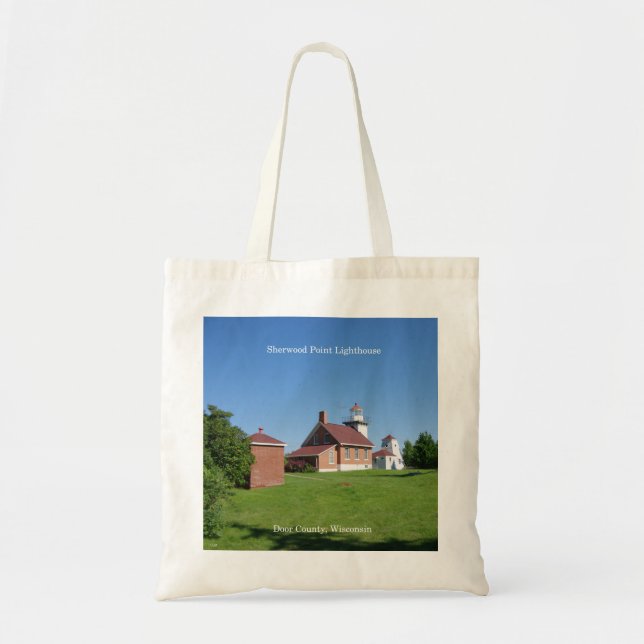 Bolsa de tocador Sherwood Point Lighthouse (Frente)