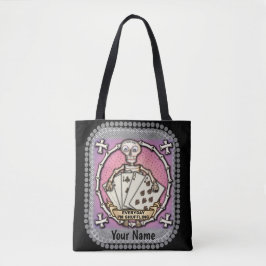 Bolsa de tocador Skeleton Gambler Poker