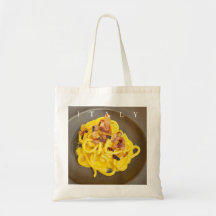 Bolsa de tocino de espagueti carbonara de Italia