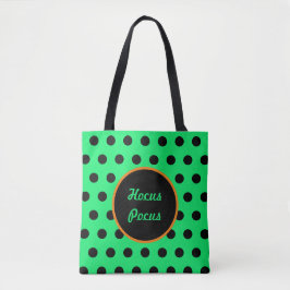 Bolsa de tocino de Hocus Pocus (verde neón y negro