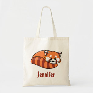 Bolsa de tocino de kawaii rojo panda