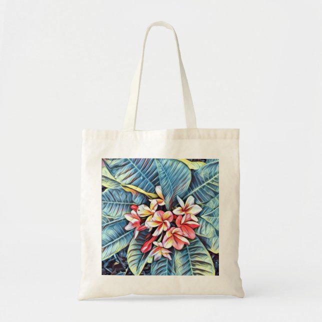 Bolsa de tocino de plumeria de Hawái (Frente)
