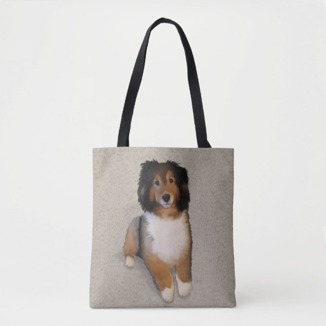 Bolsa de tocino de Sheltie mix (Anverso)