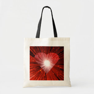 Bolsa de tocino del corazón rojo
