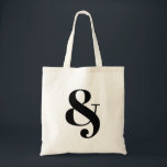 Bolsa de tocino elegante de Ampersand<br><div class="desc">Una marca y representa la conjunción. Quizás este logograma tenga un significado especial para usted. Ponlo en una bolsa de tote.</div>