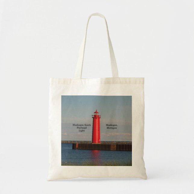 Bolsa de tocino Muskegon South Pierhead Light (Frente)
