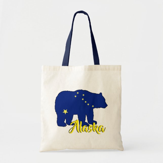 Bolsa de tocino reutilizable con la bandera de Ala (Frente)