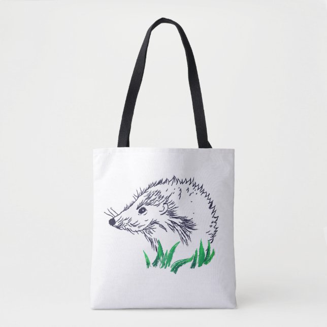 Bolsa De Toga De Dibujo De Hedgehog (Anverso)