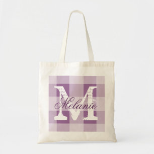 Bolsa de toga monograma de ciruela personalizada