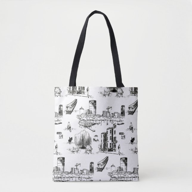 Bolsa de Toile Tote de Boston (Anverso)