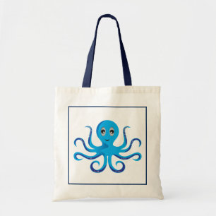 Bolsa De Topus De Octopus Azul