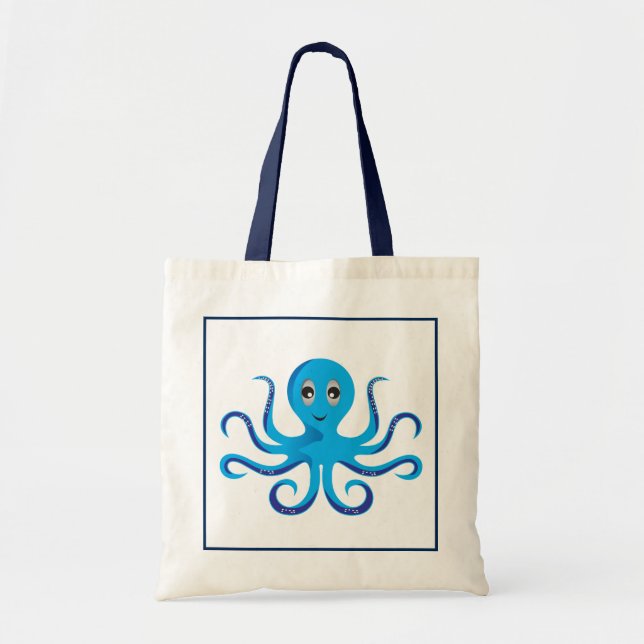 Bolsa De Topus De Octopus Azul (Frente)