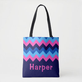 Bolsa de Toque de Chevron rosa azul Guay