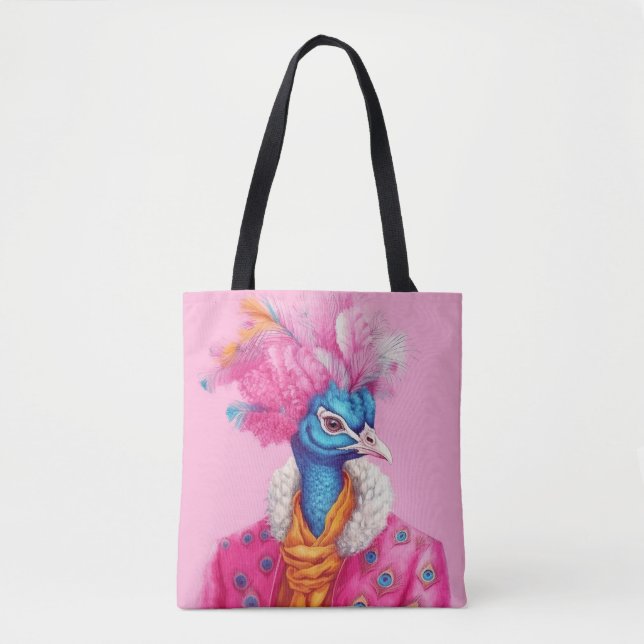 Bolsa De Toque De Pink Peacock (Anverso)