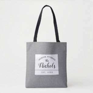 Bolsa de Toque Estatal de Monograma de la Familia