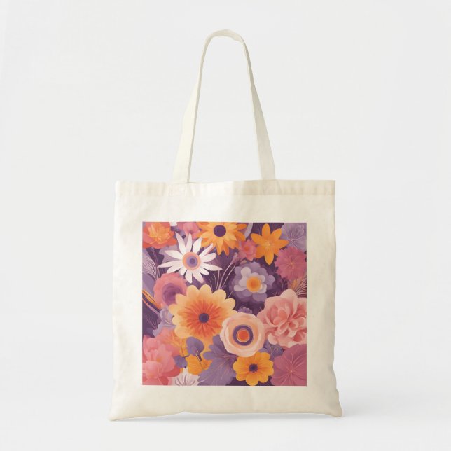 Bolsa De Toque Floral Adorable (Frente)