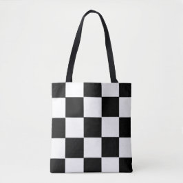 Bolsa de toques en blanco y negro - tablero de aje