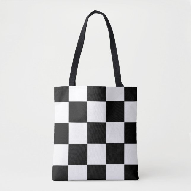 Bolsa de toques en blanco y negro - tablero de aje (Anverso)