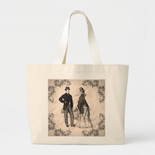 Bolsa de toscas de diseño victoriano de doble vint