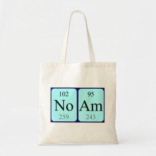 Bolsa de toscas de nombre de tabla periódica Noam