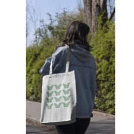 Bolsa de toscas verde Minimalista simple