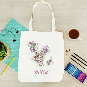 Bolsa de toscina con foto de flor rosa