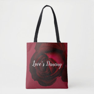 Bolsa de toscina de rosa roja