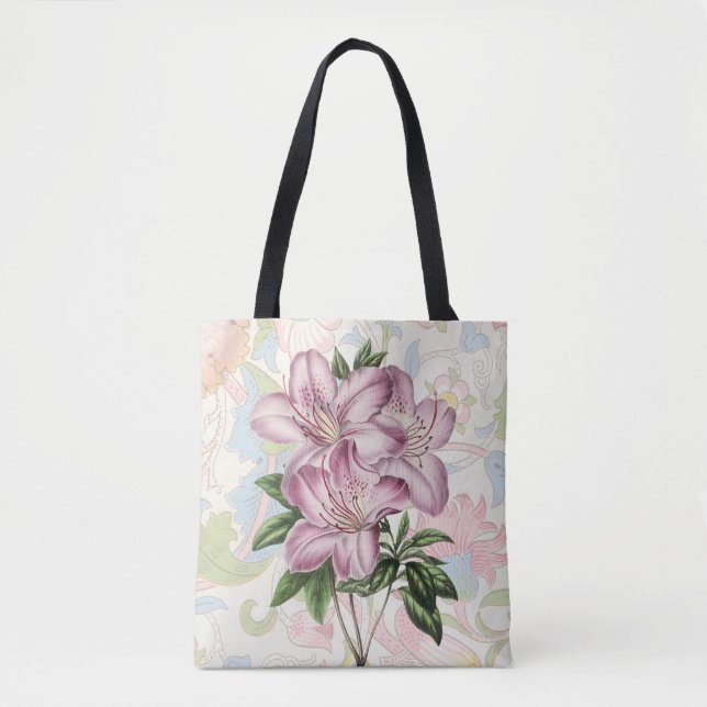 Bolsa De Tosta De Flor Lirio Rosa De Fresa Estilo  (Anverso)