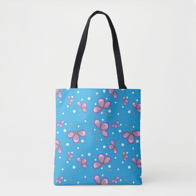 Bolsa De Tosta De Flor Rosa Whimsical (Anverso)