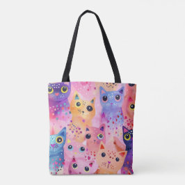 Bolsa De Tosta De Gato Colorido Adorable | Cronolo