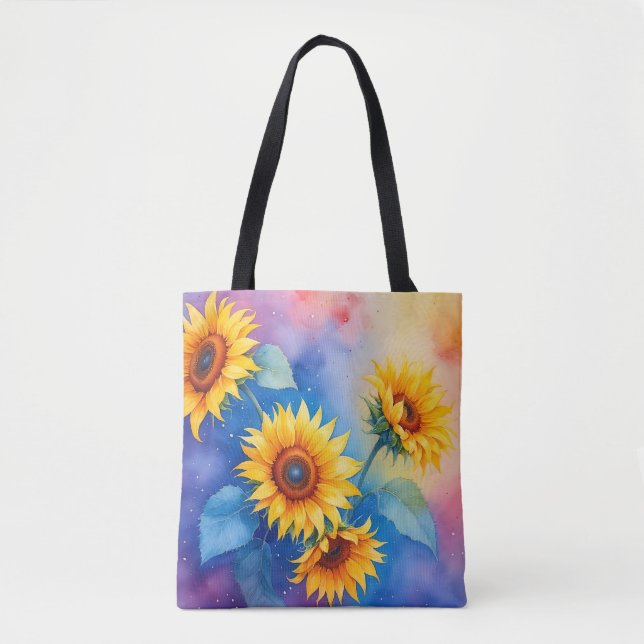 Bolsa De Tosta De Girasol En Flor Brillante (Anverso)