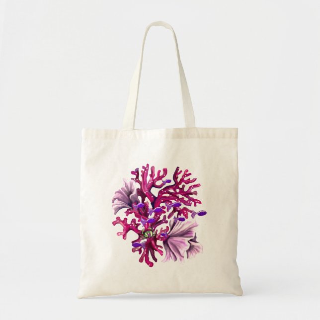 Bolsa De Tosta De La Sirena Del Océano Púrpura (Frente)
