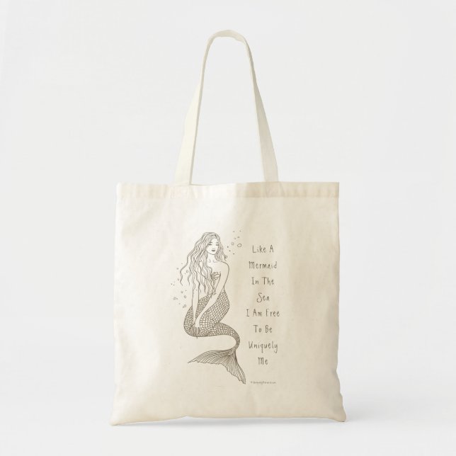 Bolsa De Tosta De Sirena Con Rhyme Único (Frente)