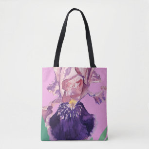 Bolsa De Tosta Floral De Lilac Púrpura