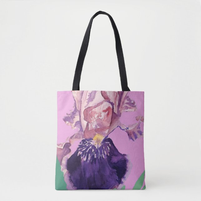 Bolsa De Tosta Floral De Lilac Púrpura (Anverso)