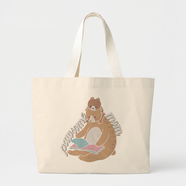 Bolsa De Tosta Grande De Pawsome Mom (Frente)