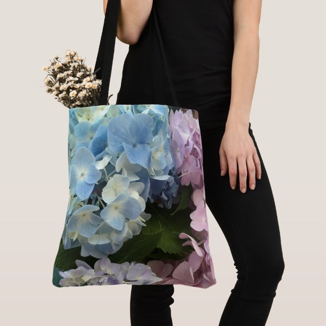 Bolsa De Tosta Grande Pastel Hydrangeas (Detalle)