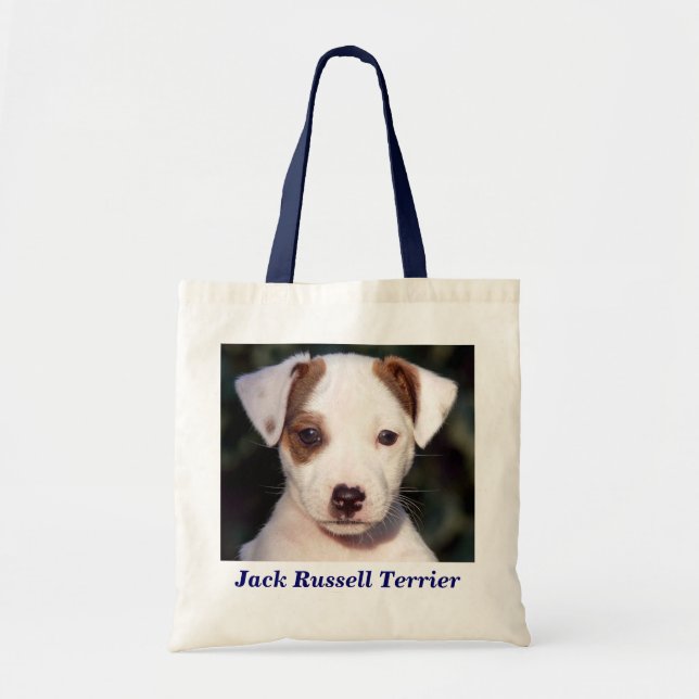 Bolsa De Tosta Jack Russell Terrier Canvas De Perr (Frente)
