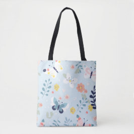 Bolsa De Tosta Whimsical Blue Butterfly