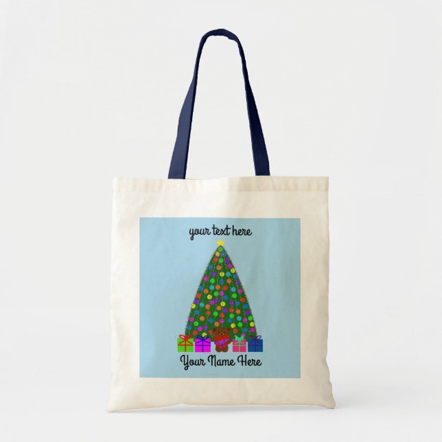 Bolsa de Tote #2 del árbol de Navidad (Frente)